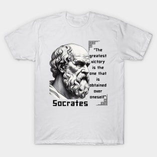 Socrates quote for stoicism lovers T-Shirt